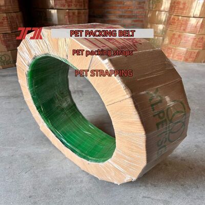 Ceinture de fixation en PET à grande vitesse 12 mm ceinture de fixation en PET Ceinture d'emballage en PET pour outil de fixation automatique