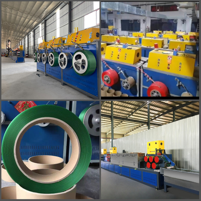 ligne production en plastique d'extrusion de courroie de l'ANIMAL FAMILIER 250kg/H de courroie de 380V 50HZ