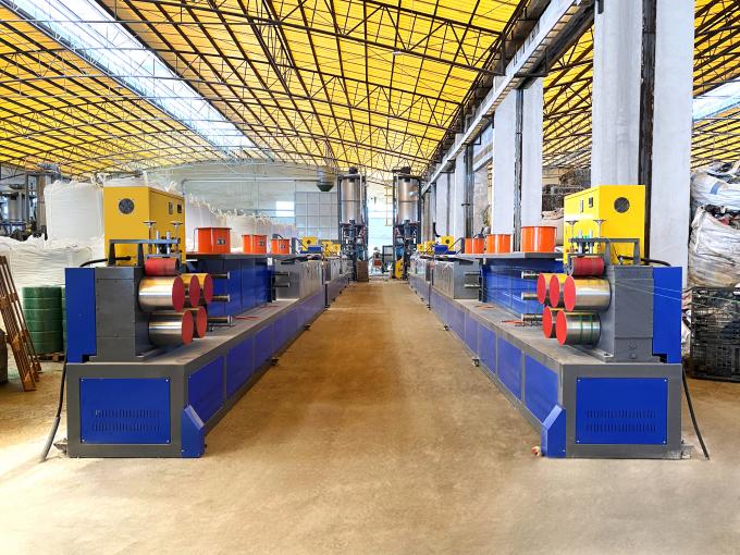 Chaîne de production en plastique de ceinture de contrôle de PLC le ruban de rangement d'emballage d'ANIMAL FAMILIER faisant la machine 4
