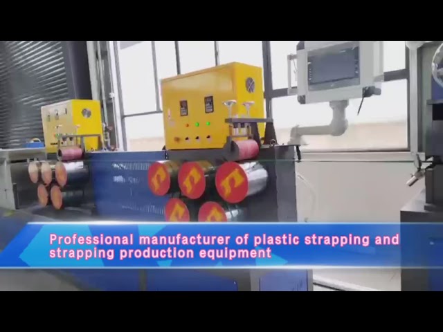 5-19 mm largeur PP Machine de fabrication de sangles en plastique avec enroulement automatique et contrôle tactile PLC