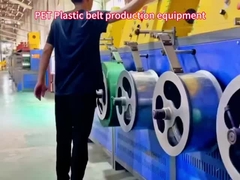 Équipement de production de ceintures en acier en plastique PET