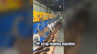 Machine de fabrication de sangles PP haute capacité avec changeur d'écran non-stop